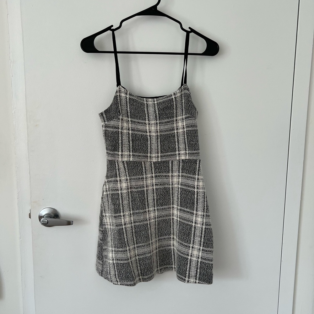 Urban outfitters plaid knit dress